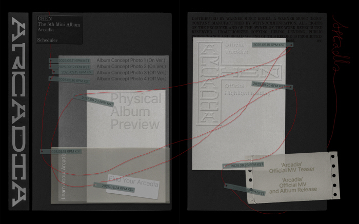 Chen Unveils Shinbo Arcadia Scheduler…Countdown to our comeback