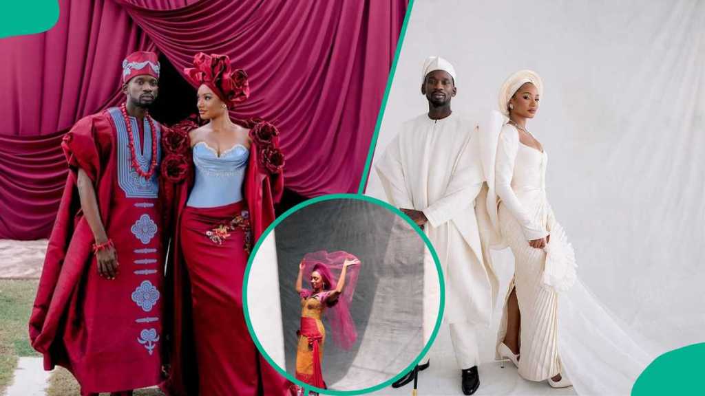 Temi Otedola and Mr Eazi unveil second traditional look, colours fuel admiration&nbsp;online