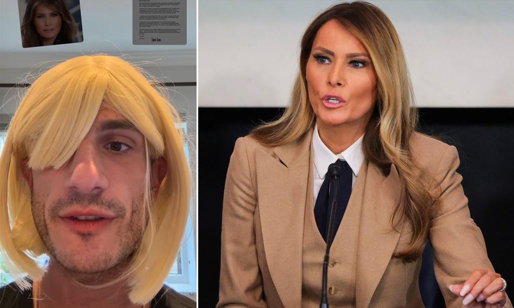 Kennedy Heir’s Unhinged Melania Trump Impression with Wig and Fake&nbsp;Accent