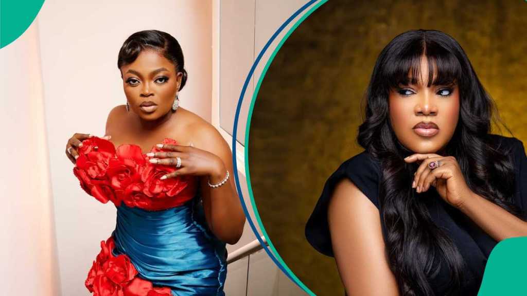 Funke Akindele and Toyin Abraham End Rumored Beef at Movie&nbsp;Premiere