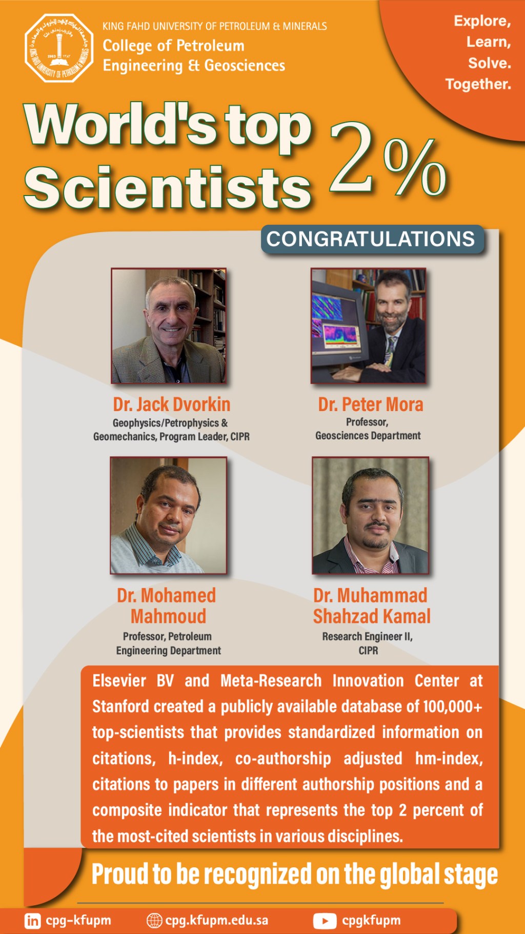 Top 2% Scientists Linked to Rwanda Recognized&nbsp;Globally