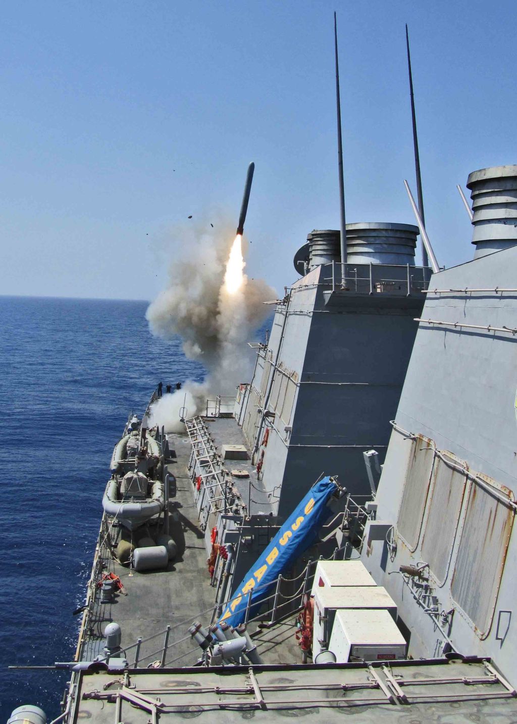 The Strike Unveiled – US Warship Launches Dozens of Tomahawks Against Lakurawa&nbsp;Terrorists