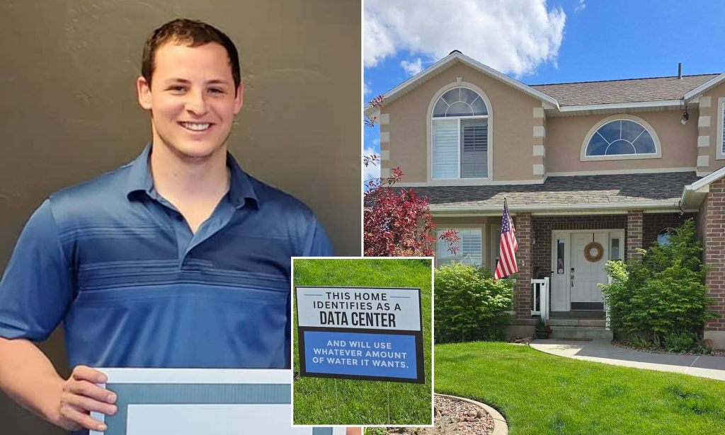 Utah Man Claims Home is a Data Center as Water Use Curbs Meet AI&nbsp;Debate