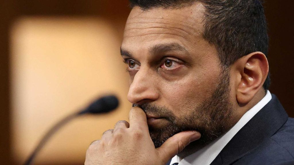 Kash Patel’s Girlfriend Sues MS NOW for ‘Hogwash’ Reporting