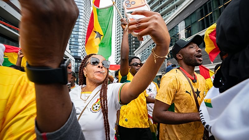 Toronto erupts as Ghana defeats Panama with last-minute World Cup goal