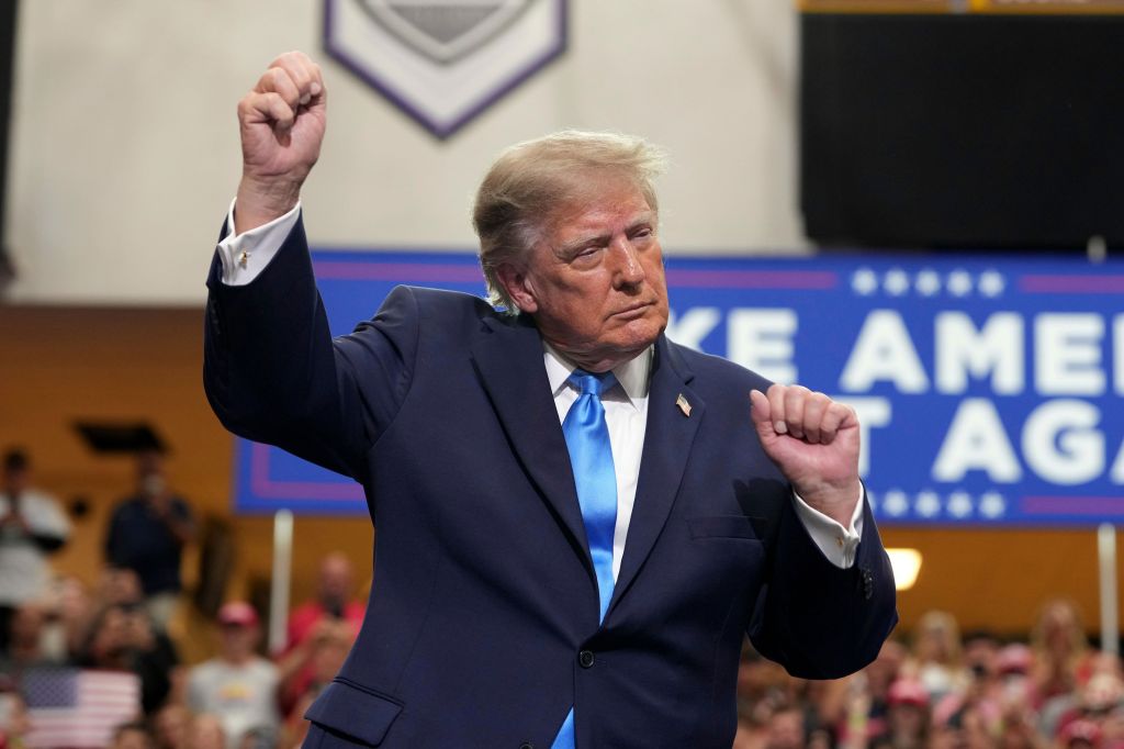 Trump denies polls, urges MAGA voting in&nbsp;midterms